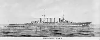 Ilustrace bitevního křižníku třídy Lexington