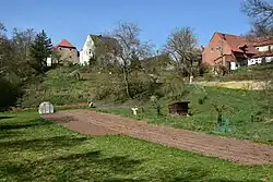 Severozápadní část vesnice