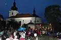 Kostel sv. Bartoloměje během slavností