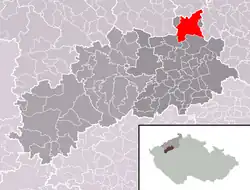Libčeves na mapě