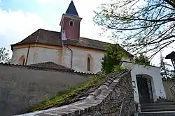 Severní pohled na kostel sv. Jiljí