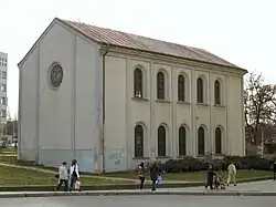 Libeňská synagoga od severovýchodu