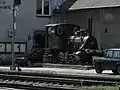 Do r. 2017 byla v areálu nádraží vystavena parní lokomotiva "Adolf"