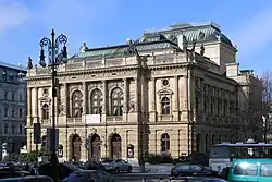 Divadlo F. X. Šaldy v Liberci, dříve Stadttheater (podoba v roce 2009).