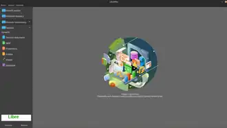 Úvodní obrazovka LibreOffice 7.2 v češtině