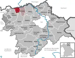 Lichtenberg na mapě