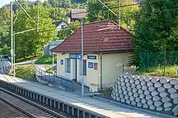 Přístřešek u 2. koleje