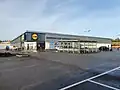 Lidl ve městě Penzance v anglickém hrabství Cornwall