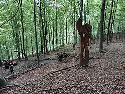 Socha Anděl nad studánkou