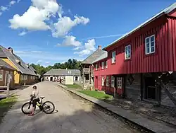 Cyklista ve Skanzenu (Miestelis)