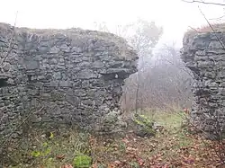 Pozůstatky tvrze Lina nedaleko Hlíny