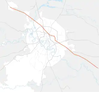 Linka na mapě Moskvy