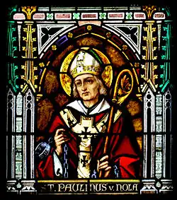 Vitráž v katedrále v rakouském Linci