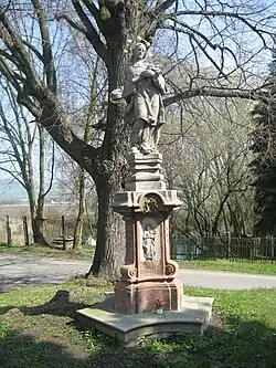 Socha sv. Jana Nepomuckého v Lipé