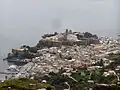 Město Lipari s pevností a katedrálou