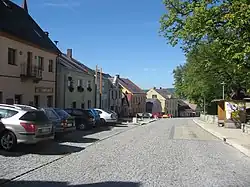 Náměstí v Lipnici nad Sázavou