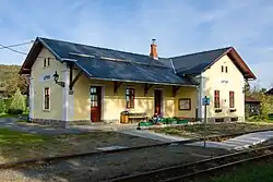 Nádražní budova v roce 2024