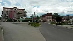 Centrum obce v květnu 2024