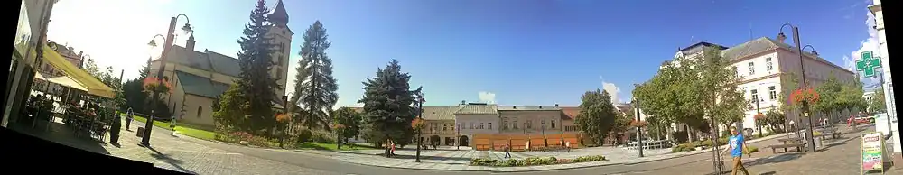 Liptovský Mikuláš - Náměstí Osvoboditelů (jižní část)