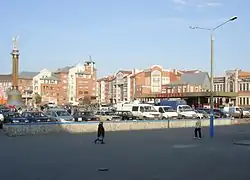 Pohled na autobusové nádraží