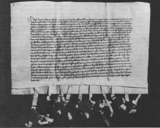 Markrabě Jošt a jeho moravští přátelé slibují splatit dluh 500 kop markraběti Prokopovi