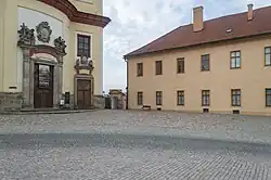 Předpokládané původní umístění kostela