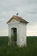 Little Chapel of cross way in Zvěrkovice, Třebíč District.JPG