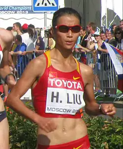 Liu Hong na MS v atletice 2013