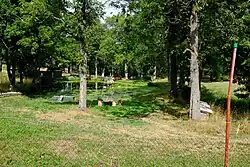 pohled na místo zaniklého kostela svatého Vavřince