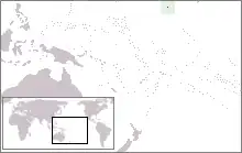 Poloha Johnstonova atolu