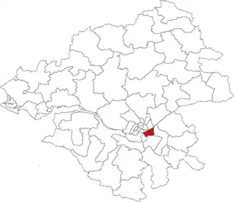 Kanton na mapě departementu Loire-Atlantique