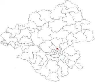 Kanton na mapě departementu Loire-Atlantique
