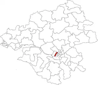 Kanton na mapě departementu Loire-Atlantique
