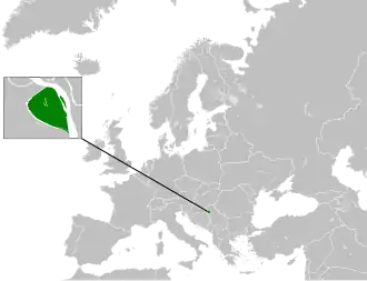 Poloha Liberlandu na mapě Evropy