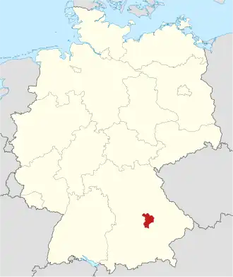 Lokalizace zemského okresu