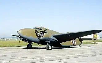 Lockheed C-60A-5-LO Lodestar v barvách USAAF