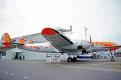 Turbomeca Bastan během testování na Lockheedu Constellation