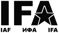 Logo Internacionály anarchistických federací