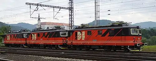 Lokomotivy řady 121 v Děčíně