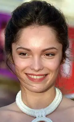 Lola Le Lann na premiéře Un moment d'égarement v Cabourgu, 2015