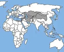 Areál rozšíření