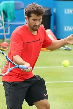 Marc López na turnaji AEGON Championships 2015