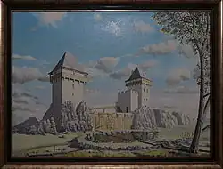 Pokus o rekonstrukci podoby hradu od Lubomíra Herce