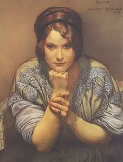 Lotte, umělcova dcera, 1908