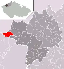 Loučná pod Klínovcem na mapě