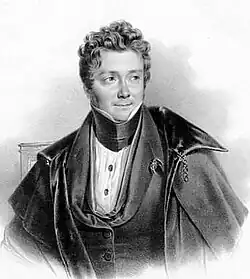 Portrét skladatele od G. Engelmanna (1788-1839)