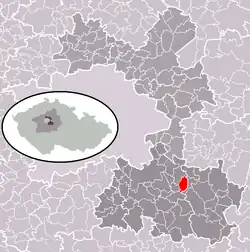 Louňovice na mapě