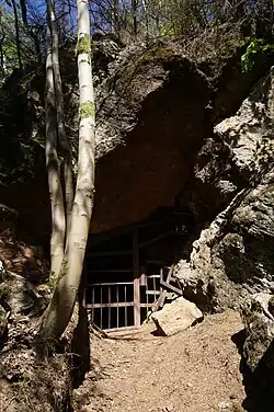 Vstup do Loupežnické jeskyně