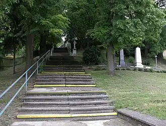 Schodiště ke kostelu