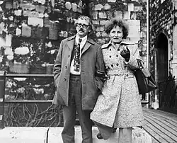 Hugh Lovegrove a Jindra Delongová v Londýně 1970